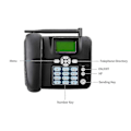 Miniatyrbild 2 av 3: Fast trådlös telefon 4g skrivbordstelefon stödjer Gsm 850/900/1800/1900mhz Sim-kort sladdlös telefon med antenn EU Plug