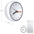 Miniatyrbild 3 av 3: Mini duschklocka Vattentät Ip24 Väggklocka Sugkopp Badrumsklocka Akryl Face Suction Clock (haoyi