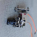 Miniatyrbillede 4 af 5: 2-akset Gimbal FPV Gimbal Drone Gimbal med 2 Metal Servos til Flykamera, Aluminium Legering