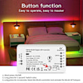 Miniatyrbillede 3 af 5: ESP32 WLED LED Controller med Mikrofon UART Download Dynamiske Lysindstillinger til LED Strip Lys