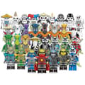Set med 32 st Ninja minifigurer byggstenar Leksaker Barngåva