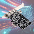 Miniatyrbillede 2 af 5: PCIE 1394A Video Capture Controller Kort 3 Porte 1394A Firewire PCI for Express