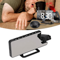 Miniatyrbild 3 av 4: SQCLV Projektionsväckarklocka Automatisk Ljussensor 6 Nivåer Ljusstyrka Snooze-funktion USB-väckarklocka med Vibrator