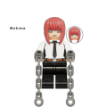Miniatyrbild 3 av 5: 10 st/set Chainsaw Man Byggklossar Minifigurer Denji Makima Power Montering Actionfigurer Leksaker Barn Fans Samlarobjekt Modellgåva