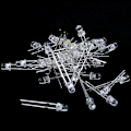 Miniatyrbillede 3 af 5: 40 stk. 3mm Hvid LED Lampe Lysdiode DC 2.5V-3V