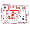 Pikkukuva 4 / 5: CH9143 Mini Moduuli BLE/UART/USB Moduuli BLE/USB Sarjaliikenne/TTL UART Moduuli