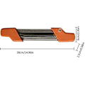 Miniatyrbilde 2 av 4: Kjede-sliper for motorsag, enkel fil 2 i 1 Praktisk kjede-sliper i bærende stål 5/32p 4,8 mm Kjede-slipeverktøy Rask sliping passer