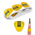 Miniatyrbild 5 av 5: 100 st nagelformar förlängningstips guide förlängning fransk diy-verktyg