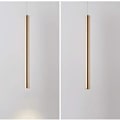 Miniatyrbillede 2 af 3: 1 Pakke Moderne Pendellampe Guld Spotlight Lang Rør Pendellampe LED Cylinder Lys
