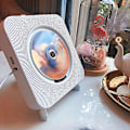 Pikkukuva 3 / 4: Kannettava CD-soitin Bluetooth-kaiuttimella Stereo CD-soittimet LED-näyttö Seinäkiinnitettävä CD-musiikkisoitin IR-kaukosäätimellä FM-radio (Valkoinen)--(WR)