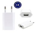Miniatyrbilde 2 av 2: Kompatibel med iPhone USB-lader til / Samsung 5V / 1A mfl Hvit