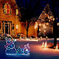 Miniatyrbilde 3 av 4: LED Snømann Julelys Utendørs Juledekorasjon Utendørs Juledekorasjon Amerikanske Julelys Utendørs Figurer Snømann Dekorasjon Ch