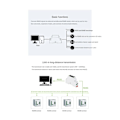 Miniatyrbild 4 av 5: Industriell skena typ RS232 till RS485 omvandlare 300-115200Bps aktiv digital isolering bred spänning