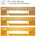 Miniatyrbillede 5 af 5: Sæt af 5 R7s Halogen Pærer 78mm 80w 230v, R7s Halogen Stang 78mm, R7s Halogen Pære Dæmpbar Halogen Stang Lampe