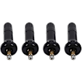 Miniatyrbillede 5 af 5: Dæktryksensor Stempel Bil Dækventil Overvågning Stempel (sort) (4 stk)