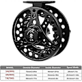 Miniatyrbilde 2 av 5: Full Aluminium Alloy Metal Fluesnelle CNC-maskinert 7/8 Fluesnelle Svart