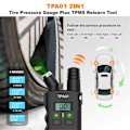 Miniatyrbild 5 av 5: TPA01 TPMS Relearn Tool Digital Däcktrycksmätare för Däcktrycksgivare Återställningsverktyg för Opel