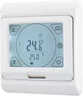 Wg809 Rumstemperaturregler, 7 Dagar Programmerbar LCD-Skärm AC230V 16A För Elektrisk Golvvärme Vit