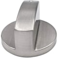 Miniatyrbild 2 av 5: Gasspisknoppar, 4 st, Metall, 6 mm, Silverfärgade, Justeringsknoppar för gasspis eller ugn BDLIV