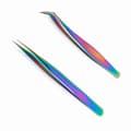 2-pack pincetter för nageldekorationer - Ögonfransförlängning