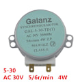 Miniatyrbillede 2 af 5: 4w 30v 50/60hz Mikrobølgeovn Synkron Motor Med 2 Pins Terminaler Til Grill