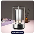 Miniatyrbilde 3 av 5: 2600MAh Oppladbar LED Bordlampe Moderne Berøringsjustering Bordlampe for Soverom Restaurant Dekor