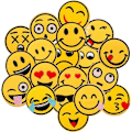 Miniatyrbild 1 av 5: Broderipatch 26 st Emoji-uttryck Sy-på Stryk-på Patchar Barn Stryk-på Patch för Kläder T-shirt Jeans Jacka Väska DIY