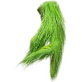 Miniatyrbillede 5 af 5: Julegrønne Handsker Pludselig Grinch Handsker Julekostume Tilbehør Karneval Ferie Jul Fest Gave