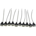Miniatyrbilde 5 av 5: 10x GU10 Pærekontakter lampetilkobling for nedfelt belysning lampebase og spotlights LED-pære