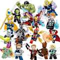 Miniatyrbillede 1 af 5: 16 stk Marvel The Avengers Byggeklodser Superhelt Minifigurer Legetøj Gaver