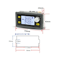 Miniatyrbild 2 av 5: Dc 50v 8a 400w Cnc Justerbar Konstant Spänningsregulator Cv Cc Steg-down Strömförsörjningsmodul Xy5008e