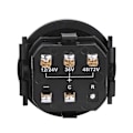 Miniatyrbillede 3 af 4: 12V/24V/36V/48V/72V LED Digital Batteriindikator Måler til Golfvogn YEMAA
