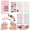 Miniatyrbild 4 av 5: Douborq 120 stycken barns nagelbitar och falska nagelbitar set