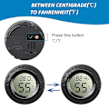 Miniatyrbild 2 av 4: 10-pack Mini Hygrometer Termometer Mätare Digital Lcd Monitor För Växthus Babyrum Reptil Inkuba
