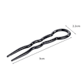 Miniatyrbillede 2 af 5: 36 Stykker Plastik U-Formet Hårstifter Hårstylings Grip Pins (Sort & Brun)