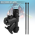 Miniatyrbilde 4 av 4: Universal BCD Power Inflator for Dykking med Standardtilkobling og 45 Graders Vinklet Munnstykke for Dykking BCD