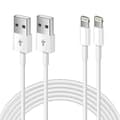 2-pak kompatibel med Apple iPhone ladekabel 1m, Apple Lightning til USB kabel 1 meter Rask lading Apple Telefon lange kabler