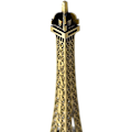Pikkukuva 3 / 4: Eiffel-tornin malli - 15 cm metallista Eiffel-tornin muistoesine Eiffel-tornin patsas