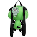 Miniatyrbild 5 av 5: Ny Alien Invader Zim 3d Ögon Robot Gir Söt Plysch Ryggsäck Grön Väska Julgåva 14 Tum
