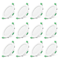 Miniatyrbillede 1 af 4: 12 stk. 7W Hvid LED Downlight Indbyggede Loftlamper til Slank Spotbelysning