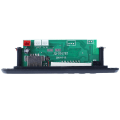 Miniatyrbillede 4 af 5: DIY Bluetooth-højttaler Kit LED FM Radio USB Mini Hjem Lydforstærker med Digital Display Loddeprojekt (gennemsigtig)