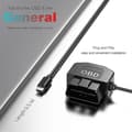 Miniatyrbillede 5 af 5: Dash Cam OBD Hardwire Kit, Dash Kamera USB Type C Hardwire Kit med OBD Strømkabel til Dashcam 12-