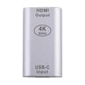 Pikkukuva 3 / 4: Type-C / USB-C Naaras HDMI Naaras Alumiiniseossovitin Edition A