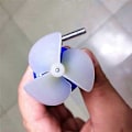 Pikkukuva 3 / 5: 1 Pari RC Jet Veneen Vedenalainen Moottori Potkuri 7.4V 16800RPM CW CCW 3-Lapa DIY Micro-R:lle