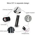 Miniatyrbillede 3 af 5: Bluetooth Adapter Modtager Bærbar Håndfri Bluetooth 4.2 Audio Modtager Bilsæt & Mini 3.5mm Aux Trådløs Audio Adapter Til Hovedtelefoner Bilhøjttaler