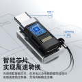 Miniatyrbillede 3 af 4: 2 stk. Lightning til USB-C Adapter, USBC til Lightning Oplader Adapter Konverter til iPhone 15/15 Plus/15 Pro Max, Understøtter Opladning & Dataoverførsel