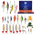 Miniatyrbild 3 av 4: Julkalender Fiske Julklapp Räknedagar, Fiskeutrustning Julkalender
