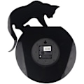 Miniatyrbild 3 av 3: Tre guldfiskar katt väggklocka/katt väggklocka vardagsrumsspegel 3D väggdesign