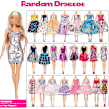 Miniatyrbild 3 av 4: 50 st/set Barbie Dockkläder Skor Smycken Kläder Tillbehör Klä Upp Spel För 30cm Dockor - shengX