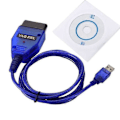 Pikkukuva 2 / 5: Auton USB Vag-Com -liitäntäkaapeli Kkl Vag-Com 409.1 Obd2 Ii Obd Diagnostiikkaskanneri Autokaapeli Aux